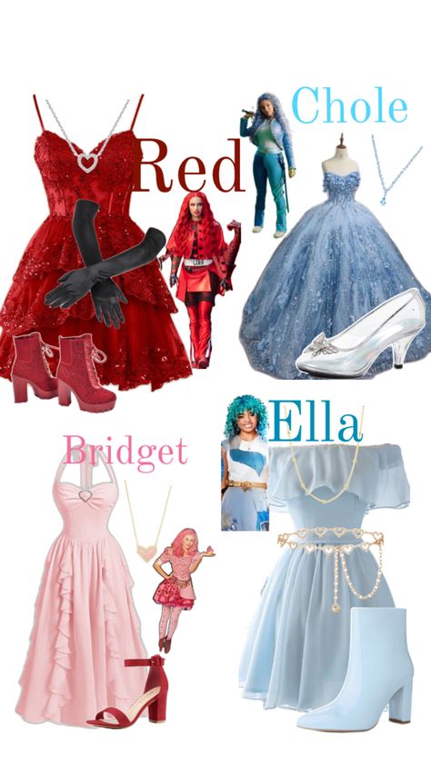 Descendants inspired outfits for castlecoming 🏰💃🏼🪩 Descendants Inspired Outfits, Descendants Outfits, Red Outfits, Group Halloween Costumes, Red Outfit, Inspired Outfits, Descendants, Halloween Outfits, Fitness Inspo