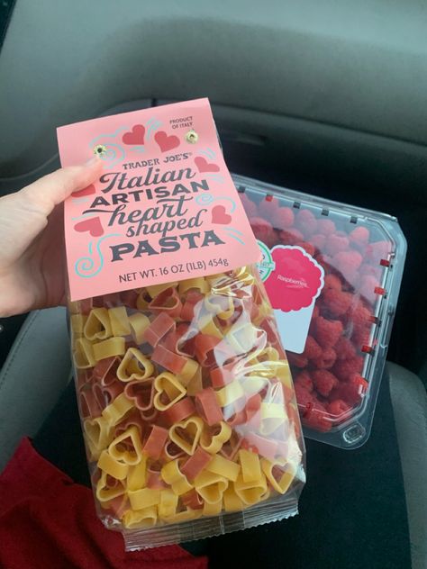 Heart Shaped Pasta, Galentines Party, Pub Food, Trader Joes, Heart Shape, Healthy Lifestyle, Raspberry, Heart Shapes, Pasta