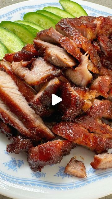 Stephanie Tea on Instagram: "Here’s another Chinese takeout recipe with Papa Tea!
Filming videos with my dad is so much fun and I’m so happy he lets me share these moments and recipes with you all ❤️

➡️ Recipe: Papa Tea’s Chinese BBQ Pork

Serves 5-6

* 3lb pork butt or pork shoulder, cut into 1 1/2 inch steak pieces 
* 1/3 cup sugar 
* 3 tbsp oyster sauce 
* 3 tbsp shaoxing wine 
* 2 1/2 tbsp soy sauce 
* 1 tbsp dark soy sauce
* 1 1/2 tsp chicken bouillon 
* 1 tsp ground Chinese five spice 
* 1 tsp onion powder 
* 1 tsp garlic powder 
* 1/2 tsp kosher salt 
* 1/4 tsp white or black pepper 

* Optional: Red food dye 4-5 drops

1. In a bowl combine, sugar, oyster sauce, shaoxing wine, soy sauce, dark soy sauce, chicken bouillon, five spice, onion powder, garlic powder, salt, and pepper (ad Chinese Pork Fillet Recipes, Chinese Salt And Pepper Pork Chops, Chinese 5 Spice Pork, Char Siu Pork Oven, Salt And Pepper Wings Chinese, Pork Shoulder Steak Recipes, Chicken Pieces Recipes, Chinese Pork, Chinese Bbq Pork