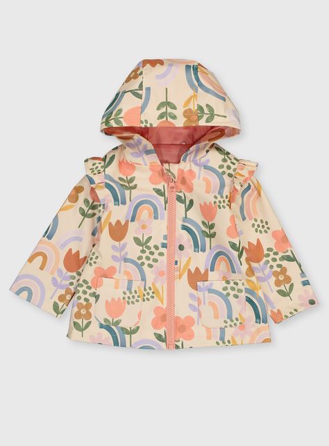 Pretty Rain, Toddler Graphics, Rain Mac, Floral Rainbow, Baby Boy T Shirt, Raincoat Kids, Tu Clothing, Kids Rain