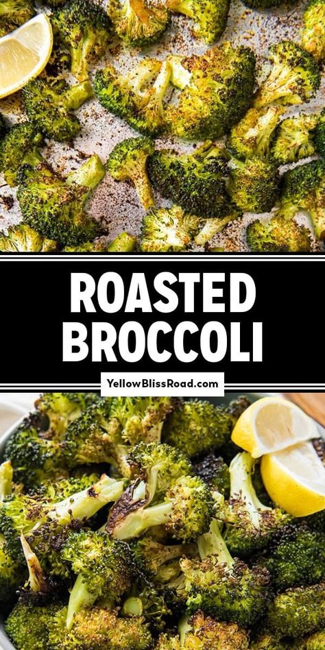 Oven Roasted Broccoli Roast Broccoli Oven, Baked Broccoli Oven, Roasting Broccoli In Oven, Broccoli Oven, Oven Broccoli, Foodie 101, Baked Broccoli Recipe, Oven Roasted Broccoli, Seasoned Broccoli