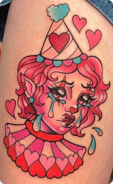 2023 Tattoo, Pink Tattoo, Tattoo Board, Kawaii Tattoo, January 27, Kid Core, Anime Tattoos, Thank U, How Many