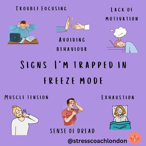 Freeze Response Symptoms, How To Get Out Of Freeze Mode, Stuck In Freeze Response, Disassociate Symptoms, Excessive Daydreaming, Stressed Reaction, Freeze Mode, Adult Bullies, Ocd Symptoms