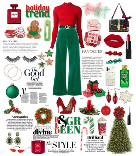 Christmas Spectacular Outfits, Green Christmas Outfit Aesthetic, Christmas Sock Outfits, Christmas Lookbook Outfits, Christmas Aesthetic Clothing, Christmas Outfit Accessories, Cute Christmas Themed Outfits, Christmas Parade Outfits Casual, Kitchy Christmas Outfit