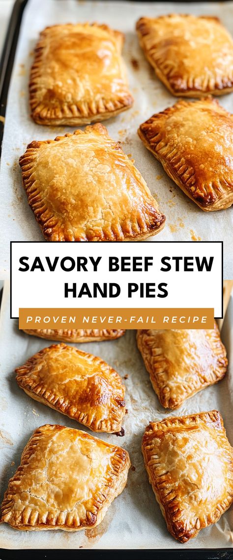 Image for Savory Beef Stew Hand Pies Pocket Pie Recipes, Beef Turnovers Meat Pies, Handheld Meat Pies, Scottish Hand Pies, Beef Pastry Recipe, Hand Meat Pies Recipes, Beef Hand Pies Recipes, Medieval Meat Pie, Hand Pie Recipes Savory