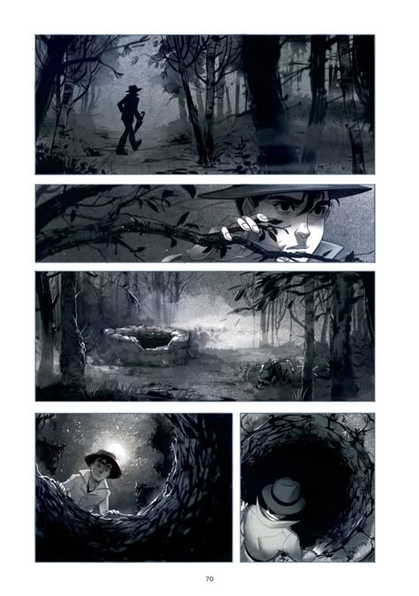 Fantasy Graphic Novel, Graphic Novel Page Layout, Grafic Novel Comics, Grimoire Illustration, Noir Graphic Novel, Black And White Graphic Novel, Graphic Novel Cover Art, Gothic Comic, Comic Page Ideas