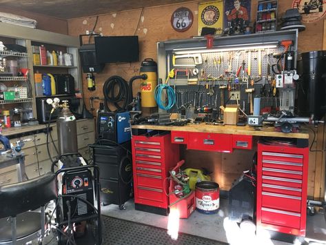 Dirt Bike Shop, Mechanic Workshop, Hobby Garage, Garage Systems, Garage Workshop Plans, Garage Workshop Organization, Mechanical Workshop, Workshop Plans, Mechanic Garage