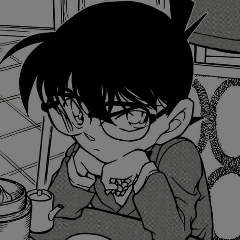 Dark Manga Pfp, Dark Manga, Manga Detective Conan, Conan Edogawa, Manga Pfp, Manga Icon, Detective Conan, Detective, White