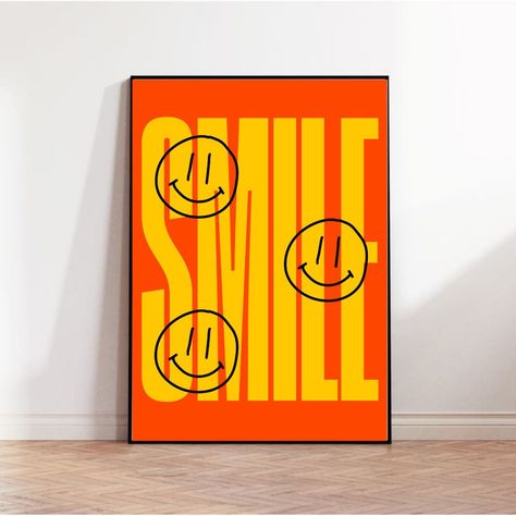 Brighten up your day with our "Cute Red Smiley Smile Poster"!  the essence of positive vibes, this happy days poster is a vibrant addition to any room. Its cheerful yellow background and uplifting red smiley face are perfect for fostering an atmosphere of joy and self-love. Join the Self Love Club  aesthetic decor piece  reminds you to smile and think positively every day.  must-have for anyone looking to add a splash of happy to their. #SmileyFaceArt #PositiveVibes #AestheticDecor #SelfLoveClub Self Love Club Aesthetic, Love Club Aesthetic, Smiley Poster, Red Smiley Face, Smile Poster, Smiley Smile, Club Aesthetic, Self Love Club, Love Club