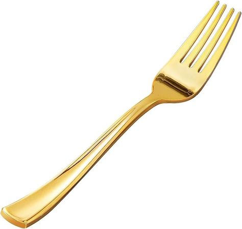 Amazon.com: Goodluck 50 Pack Gold Plastic Forks, Heavy Duty Gold Forks Disposable, Gold Plastic Cutlery Perfect for Weddings, Parties, Dinners : Health & Household Foam Glow Sticks, Gold Plastic Silverware, Gold Fork, Gold Plastic Plates, Plastic Dinnerware Sets, Gold Silverware, Disposable Cutlery, Plastic Silverware, Gold Dinnerware