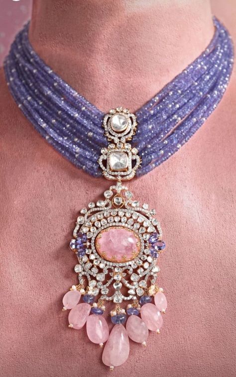 Tanzanite Choker Indian, Tanzanite Beads Jewelry, Tanzanite Beads Jewelry Indian, Monzonite Jewellery, Mugal Jewellery, Pagadala Mala, Marquise Diamond Earrings, Polki Pendant, Pin Clothes