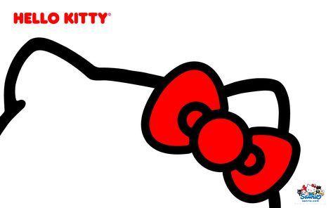 To show the tilt, and coloring of HK bow.  Red bow, black outline.  Tattoo idea. Hello Kitty Birthday Banner, Birthday Card Template Free, Birthday Banner Template, Kitty Pics, Kitty Pictures, Hello Kitty Bow, Hello Kitty Birthday Party, Bow Wallpaper, Cat Birthday Party