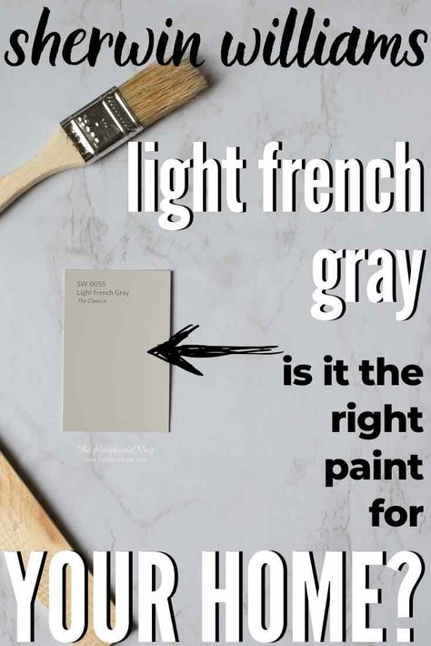 Sherwin Williams Dorian Gray, Sherwin Williams Light French Gray, Sherwin Williams Mindful Gray, Light French Gray, French Grey Paint, Mindful Gray Sherwin Williams, Perfect Grey Paint, Best Gray Paint Color, Light Colored Furniture