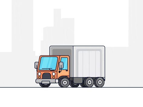 Delivery Animation, Logistics Design, Truck Delivery, Captain America Wallpaper, Truck Cargo, Ads Creative Advertising Ideas, Logistics Transportation, Motion Graphics Design, House Office