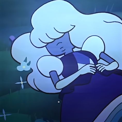 A Cartoon, Steven Universe, Blue Hair, Sapphire, Universe, Tumblr, Hair, Blue