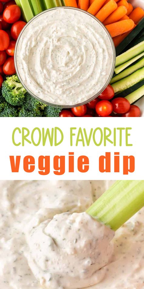 Homemade Veggie Dip, Sour Cream Veggie Dip, Best Veggie Dip, Easy Veggie Dip, Appetizer Dips Cold, Veggie Crackers, Veggie Dip Recipe, Vegetable Dip Recipe, Best Sauce Recipe