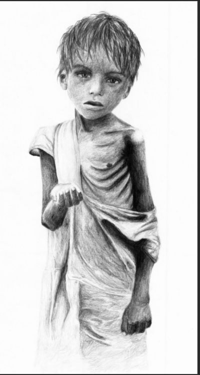 Hungry Children, World Hunger, Black Art Painting, Short Movie, Kids Poster, Face Art, Black Art, To The World, Garden Sculpture