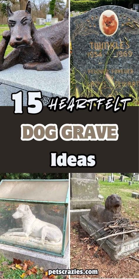 Dog Grave Ideas, Dog Memorial Ideas, Grave Ideas, Pet Tombstone, Dog Grave, Dog Grave Marker, Dog Memorial Stone, Beautiful Statues, Memorial Stones