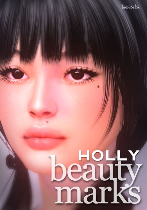 Lip Mole, Moles On Face, The Sims 4 Skin, Beauty Marks, Makeup Cc, Sims 4 Anime, Skin Details, Sims 4 Cc Makeup, Sims 4 Cc Skin