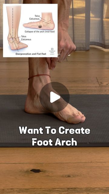 Daniel Maximov on Instagram: "The foot arch is crucial for walking, shock absorption, and balance, supporting the body’s weight efficiently. Flatfoot, where the arches flatten, can lead to foot, ankle, knee, hip, and back pain, and alter walking patterns. Good mobility training strengthens foot muscles, enhances flexibility, and improves arch function." Foot Arch Exercises, Foot Exercises For Pain, Flat Foot Exercises, Fallen Arches Exercises, Flat Feet Exercises, Flat Feet Pain, Mobility Training, Fallen Arches, Foot Exercises