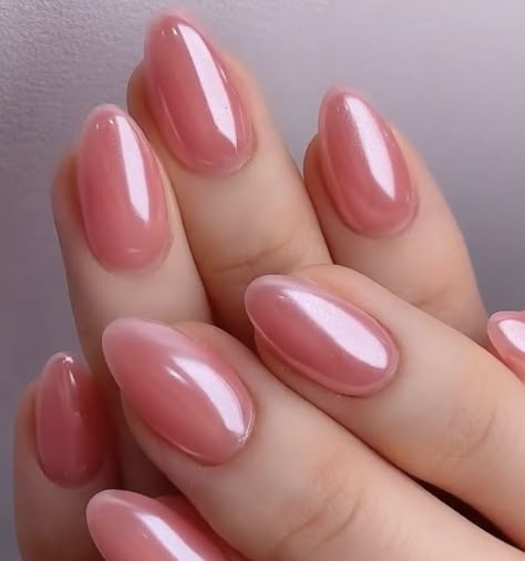 Nail 2022, Nails Basic, Nails Sets, 2022 Nails, Trends Nails, Pink Chrome Nails, 2023 Nails, 2023 Pink, May Nails