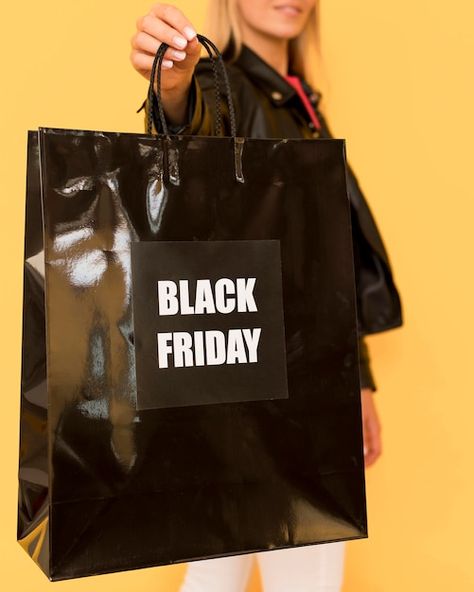 Black Friday Design, Sale Campaign, Big Bag, Black Friday Shopping, Big Bags, Free Photo, 1 Million, Free Photos, Black Friday