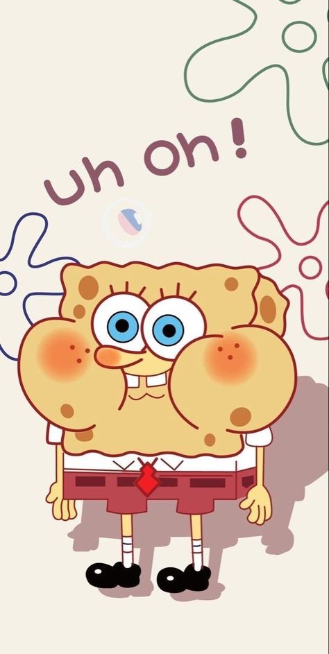 Spongebob Cute, Wallpaper Spongebob, Spongebob Cartoon, Spongebob Drawings, Iphone Wallpaper Cat, Retro Wallpaper Iphone, Cute Mobile Wallpapers, Spongebob Wallpaper, Iphone Lockscreen Wallpaper