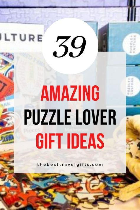 Looking for the perfect gift for a puzzle fan? These unique and challenging puzzle gifts are perfect for any occasion! From jigsaw puzzles to brain-teasing games, these gifts will delight any puzzle lover. Perfect for birthdays, holidays, or just because! Puzzle Basket Gift Ideas, Best Puzzles For Adults, Gifts For Puzzle Lovers, Puzzle Gift Basket Ideas, Puzzle Gift Ideas, Puzzle Gifts, Big Puzzles, Gifts For History Buffs, Diy Puzzles