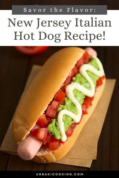 Step into the heart of New Jersey's culinary scene with our mouthwatering recipe for the iconic New Jersey Italian Hot Dog!A Taste of Tradition Embark on a journey through time as we recreate this beloved New Jersey classic. Our recipe pays homage to the rich heritage of Italian-American cuisine, ensuring every bite is bursting with authentic flavors and nostalgia.Childhood Memories, Relived Join us as we relive the memories of a simpler time, just like our recipe sharer did. Picture yourself Italian Hot Dog, Hot Dog Recipe, Nostalgia Childhood, Deli Counter, Beef Hot Dogs, Hot Dog Recipes, Corner Store, Savory Soups, Making Lunch