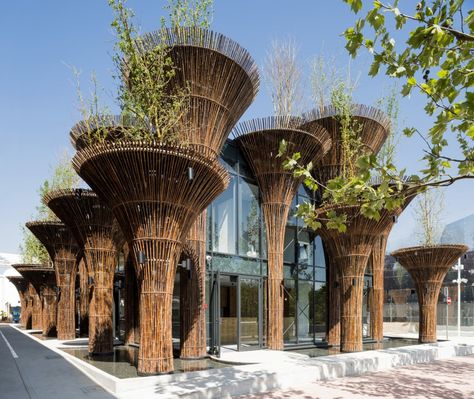 Vietnam Pavilion – Milan Expo 2015 / Vo Trong Nghia Architects Vtn Architects, Vo Trong Nghia, Bamboo Structure, Bamboo Architecture, Wood Architecture, Vernacular Architecture, Expo 2015, Green Architecture, Bamboo Design