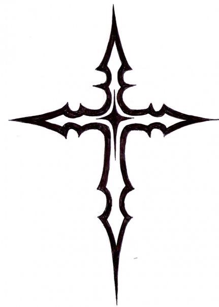 Crosses Drawing Sketches, Skull Tattoo Stencil For Men, Grunge Cross Drawing, Y2k Cross Design Drawing, Cross Y2k Drawing, Aesthetic Cross Drawing, Goth Cross Drawing, Fancy Cross Drawing, Cybersigil Cross