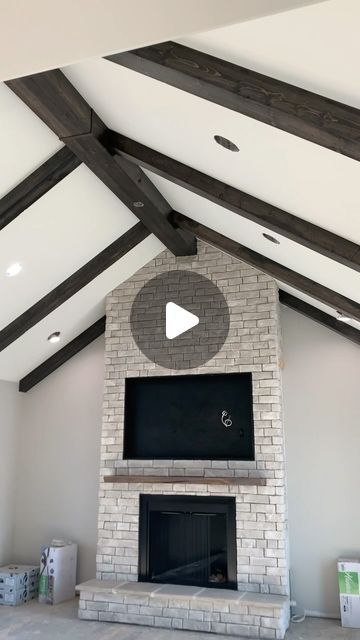 Black Ceiling Beams Living Room, Trey Ceiling With Beams, Dark Wood Beams On Ceiling, Faux Ceiling Beams Diy, Faux Beams Vaulted Ceiling, Faux Wood Beams Ceiling, Wood Beams On Ceiling, Fake Beam, Black Beams