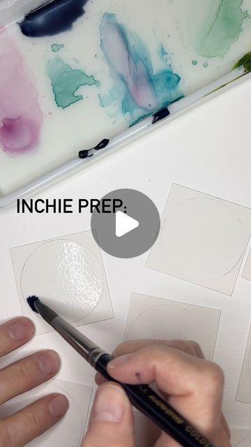 Watercolor Hacks For Beginners, Amy Maricle, Watercolor Videos, Dyi Art, Slow Art, Watercolour Ideas, Learn Watercolor Painting, Watercolor Circles, Watercolor Video