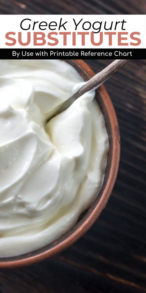 Greek Yogurt Substitute Baking, Yogurt Substitute In Baking, Substitute For Greek Yogurt, Greek Yogurt Substitute, Dairy Free Greek Yogurt, Yogurt Substitute, Baking Substitutions, Make Greek Yogurt, Cool Food Ideas