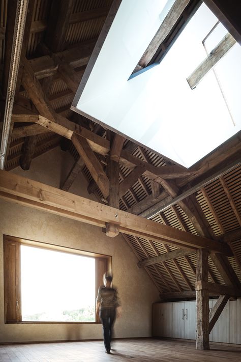 Church Inspiration, Roof Ceiling, Renovation Architecture, Modern Church, Storefront Design, Barn Renovation, Minimalist House Design, Barn Conversion, Structure Architecture