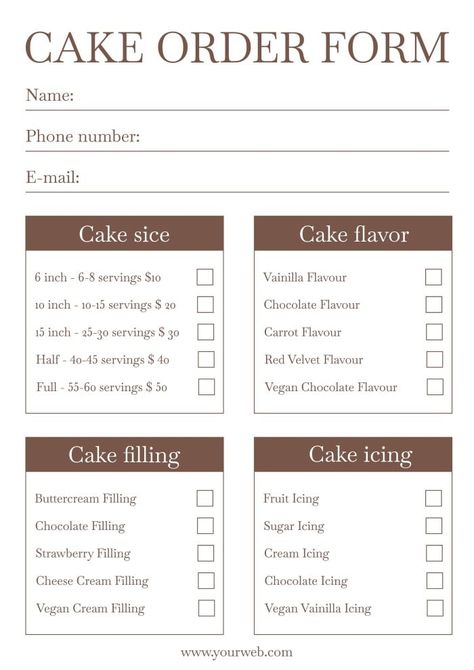 Elegant John's Bakery Order Checklist Bakery Order Form Template, Bakery Planner, Bakery Business Planner, Cake Order Form Template, Wedding Dj Checklist, Restaurant Kitchen Equipment, Bakery Business Plan, Cake Order Forms, Barbershop Ideas