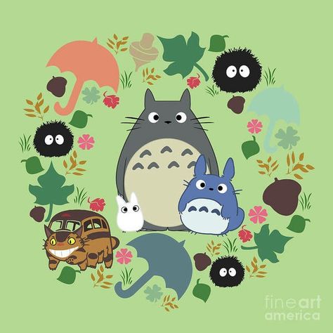 Totoro Poster, White Totoro, Totoro Party, Totoro Art, Soot Sprite, Studio Ghibli Art, Ghibli Movies, Ghibli Art, Pop Art Print