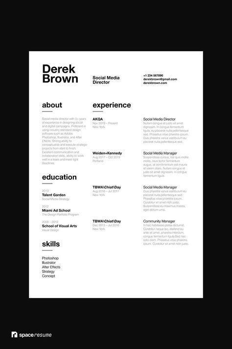 Stand out from the crowd with our sleek and professional resume templates. Perfectly designed to showcase your strengths and skills, this template is sure to make a lasting impression on potential employers. Invoice Layout, Cv Design Professional, Creative Cvs, It Cv, Invoice Design Template, Resume Layout, Invoice Design, Editorial Design Layout, Creative Cv