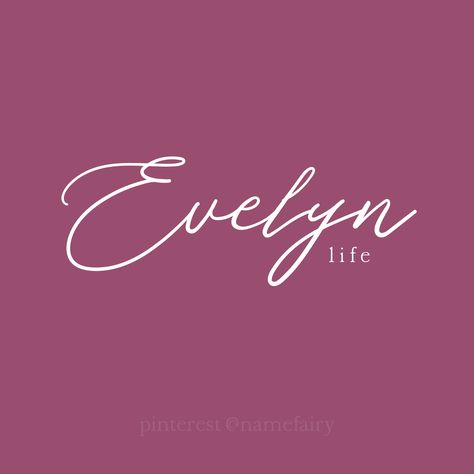 EVELYN - Hebrew “life;” French/German “desired, wished for” or “water, island” (2021 ranking: #9) @namefairy #thenamefairy #top10babynames #top100babynames #top10names #top100names #top10babynames2021 #top100babynames2021 #top10names2021 #top100names2021 #babynames #girlnames #babygirlnames #femininenames #evelynbabyname #hebrewbabyname #2021babynames Name Evelyn, Top 100 Names, Hebrew Baby Names, Feminine Names, Christian Names, Water Island, Girl Names, Baby Names