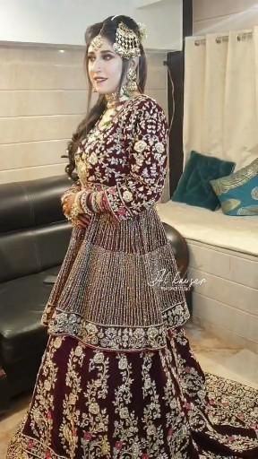 Bridal Dresses 2022, Indian Wedding Video, Latest Bridal Dresses, Asian Bridal Dresses, Bridal Dresses Pakistan, Bridal Dress Fashion, Fancy Dresses Long, Sleeves Designs For Dresses, Dresses 2022