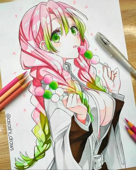 Anime Drawing Coloured, Playful Art, Anime Artist, Miku Nakano, Capcom Art, Character Design Girl, Naruto Sketch, Best Anime Drawings, Anime Drawing Books