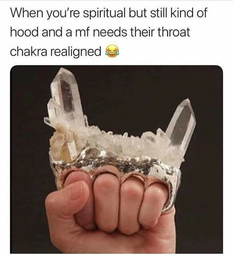 Spiritual but hood #throat #chakra Funny Spiritual Memes, Witch Jokes, Funny Spiritual, Witch Things, Witch Stuff, Funny Af, Throat Chakra, Witchy Things, Witchy Stuff