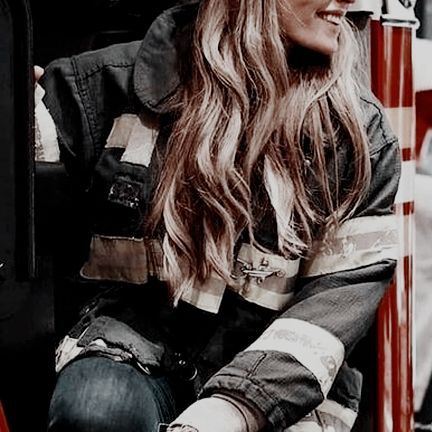 Firewoman Aesthetic, Firefighter Aesthetic Woman, Female Paramedic Aesthetic, First Responder Aesthetic, Female Firefighter Aesthetic, Firewoman Female Firefighter, Firefighters Aesthetic, Fire Fighter Aesthetic, Chicago Fire Aesthetic