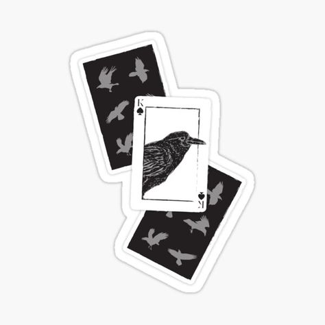 Six Of Crows Stickers, Six Of Crows Kaz, Bones Quotes, Crow Tattoo, Kaz Brekker, Crooked Kingdom, The Grisha Trilogy, Craft Images, Leigh Bardugo