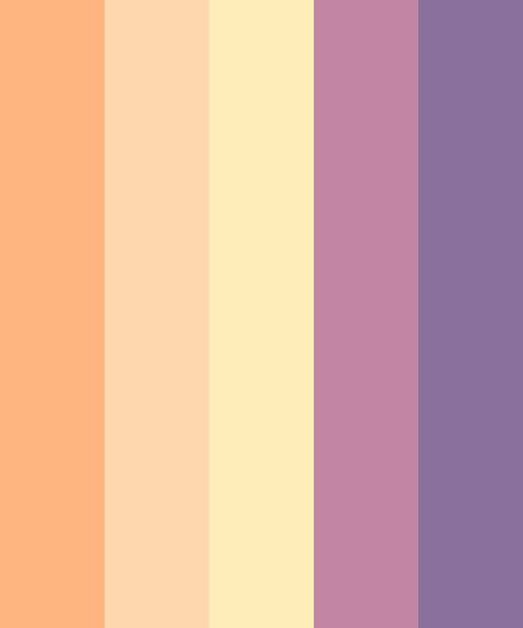 Yellow And Purple, Lavender Orange Color Palette, Pink Orange Lilac Color Palette, Colour Palette Purple Yellow, Pastel Purple And Yellow Color Palette, Violet Orange Color Palette, Orange Hex, Hexadecimal Color, Orange Baby Shower