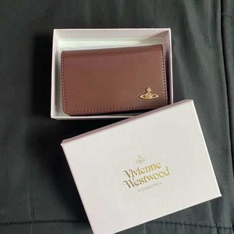 Vivienne Westwood Brown Wallet Vivienne Westwood Wallet, Vivienne Westwood Accessories, Creative Accessories, Heart Keyring, Brown Wallet, Key Wallet, Vintage Keys, Card Holder Wallet, Key Card Holder