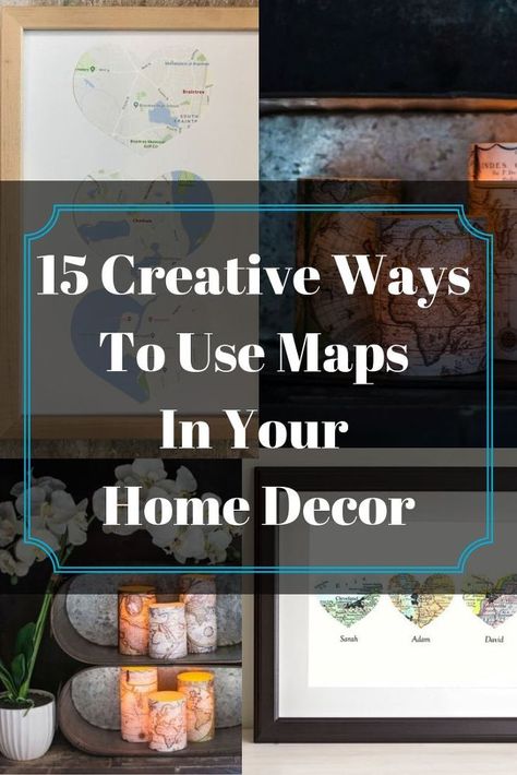 Create gorgeous diy home decor on a budget to sooth your inner wanderlust. Maps are a great way to decorate your home beautifully and on a budget. #diyhomedecor #decor #home #diyhome #maps #wanderlut #traveler #travel #diyhomedecor Homemade Wall Decorations, Shabby Chic Painting, Simple Macrame, Closet Organization Diy, Home Decor On A Budget, Decor On A Budget, Map Decor, Crafts To Make And Sell, Diy Home Decor On A Budget