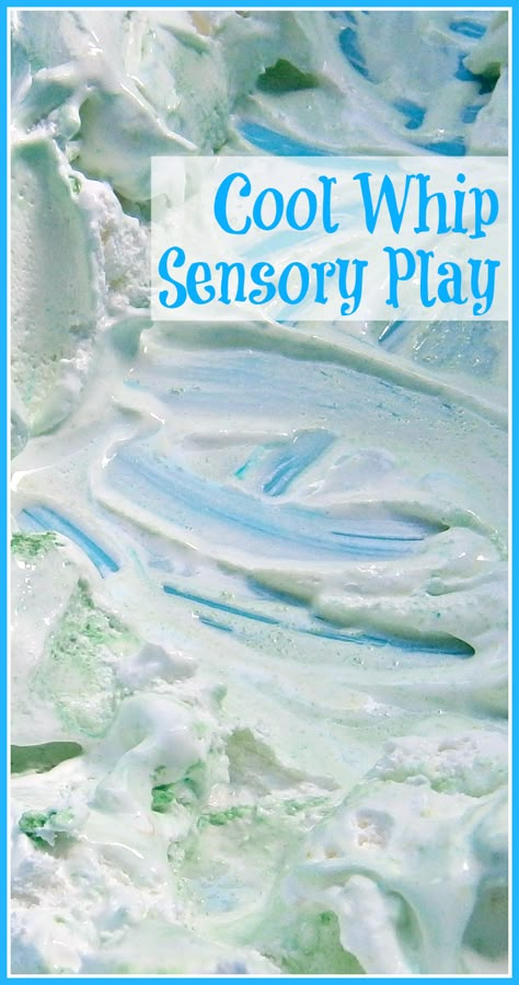 Sensory play using Cool Whip two different ways -- once straight from the fridge, then FROZEN! Hours of fun for kiddos (toddlers on up), especially during the hot summer months. Whip Cream Sensory Play, Whipped Cream Sensory Play, Cool Whip Sensory Play, Cool Whip Painting, Toddler Sensory Activities, Summer Art Ideas, Senses Activity, Edible Sensory, Edible Sensory Play