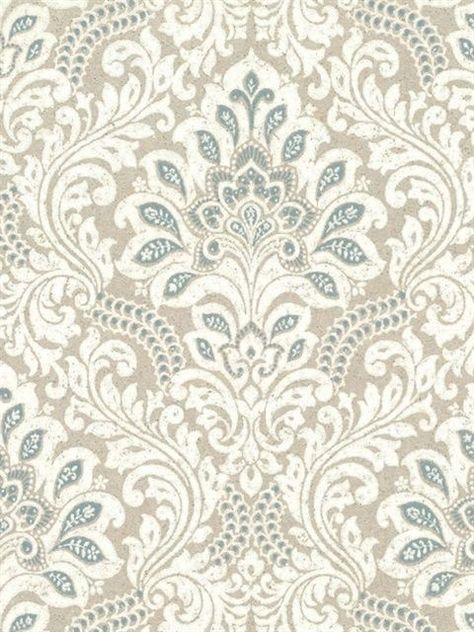 Secret Garden Wallpaper, Cork Wallpaper, Damask Patterns, Wallpaper Book, Garden Wallpaper, Interior Decorating Styles, Pallets Garden, Damask Wallpaper, Simple Bathroom