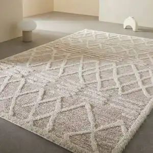 Beige Rugs – Free Delivery UK Modern Round Rugs, Room Visualizer, Purple Rooms, Brown Sofa, Rug Direct, Shades Of Beige, Geometric Diamond, Shaggy Rug, Ivory Rug